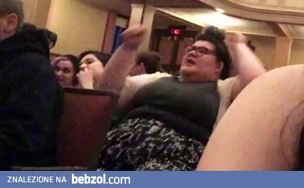 Wzburzona feministka na debacie