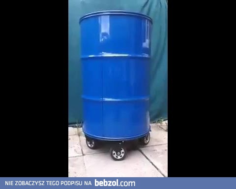 Ciekawy pomysł na starą beczkę