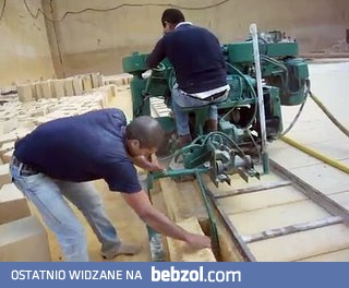 Maszyna do wycinania bloczków z piaskowca