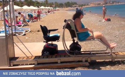 Plaża dla osób niepełnosprawnych