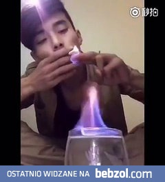 Gangsta z płonącymi jajcami