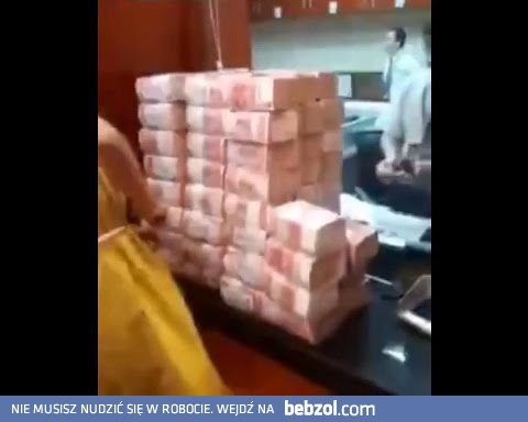 Dzień dobry, przyszłam po wypłatę