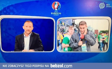 irlandzcy kibice vs węgierski reporter 