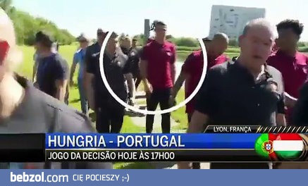 Ronaldo i jego odpowiedź na pytanie dziennikarza.