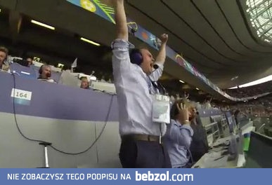 Tak właśnie wygląda szalony komentator z Islandii