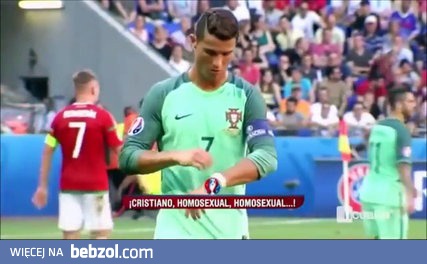 Węgierscy kibice i Cristiano Ronaldo