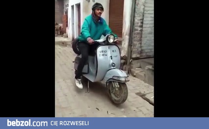 Sztuczka na skuterze