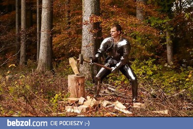 Przykładowy trening w zbroi z XV wieku