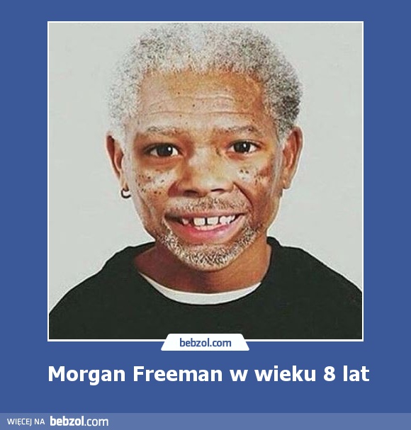 Morgan Freeman w wieku 8 lat