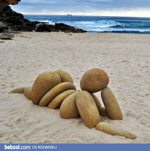 Kreatywność na plaży
