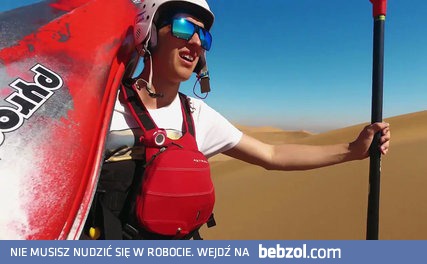 Kajakowanie po pustynii w Namibii