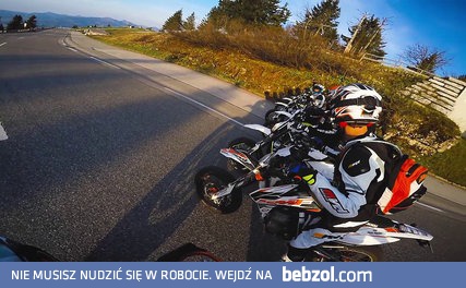Górski wyścig supermoto bez użycia silników