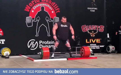 Eddie Hall i nowy rekord w martwym ciągu 500KG