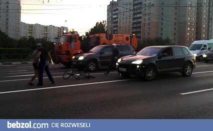 Zapowiadał się ładny oklep dla rowerzysty