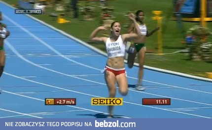 Ewa Swoboda coraz bliżej 11 sekund, rekord życiowy