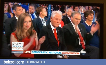 Bill Clinton zasnął podczas przemówienia Hillary