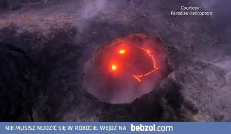 Uśmiechnięty wulkan Kīlauea, Hawaje