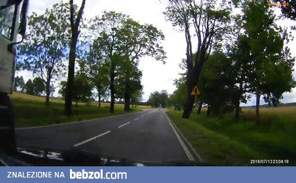 Ten kierowca wiezie śmierć zamiast betonu