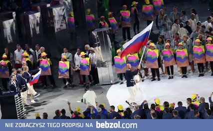Rosyjska reprezentacja wygwizdany podczas parady narodów