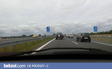 Z pozdrowieniami dla kierowcy czerwonej Vectry 