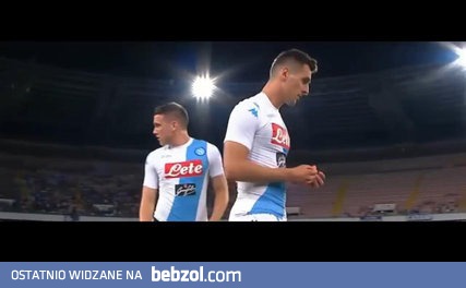 ebiut Arkadiusza Milika w Napoli
