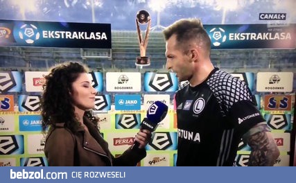 Arkadiusz Malarz zdenerwowany po meczu z Górnikiem Łęczna