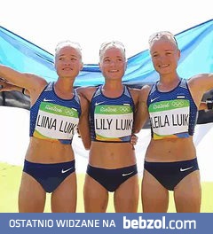 Estońskie trojaczki przeszły do historii igrzysk olimpijskich