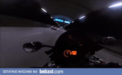 Jazda 300km/h tunelem w ruchu ulicznym