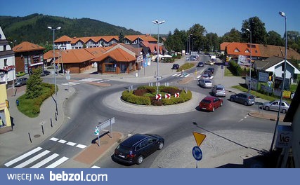 Węgierska Górka. Rondo