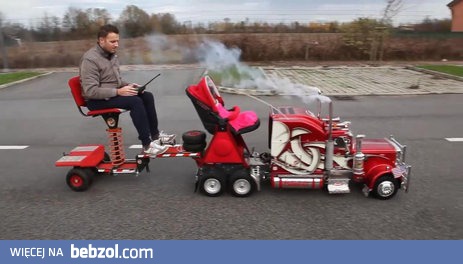 Giant Model Peterbilt 359 RC with 