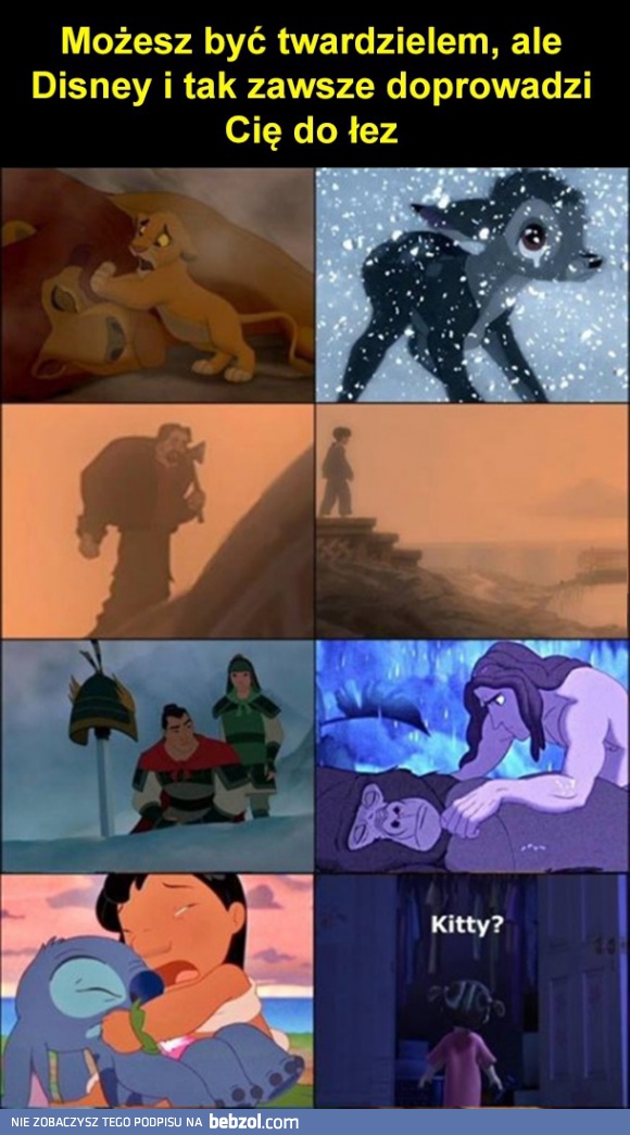 Disney i łzy 
