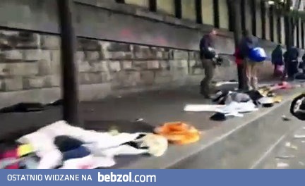 Ulice Paryża. Miejsca koczowania imigrantów