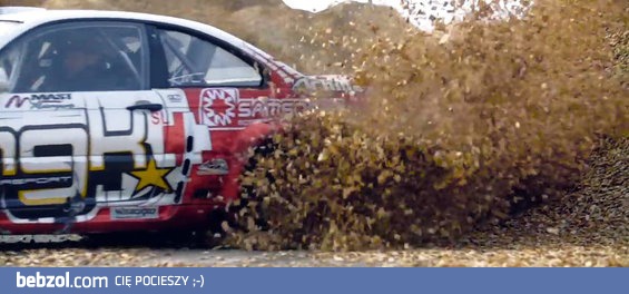 Łotewski drift- Kristaps Blušs driftuje w porcie w Rydze