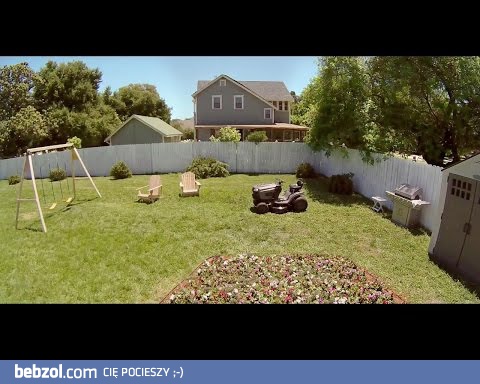 Niekontrolowana kosiarka