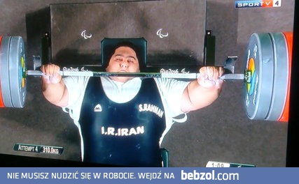 Ziomeczek bez nóg wyciska 310 kilo