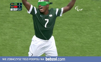 Rio 2016: Paraolimpiada w piłce nożnej dla niewidomych.