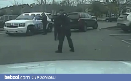Murzynka w USA prowokuje policjanta do użycia siły