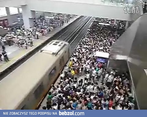 Metro godziny szczytu