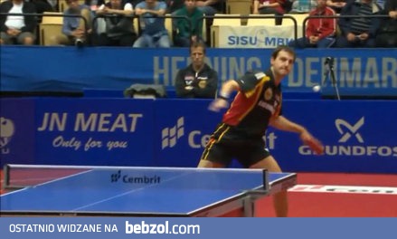 Genialna piłka meczowa w ping-pongu