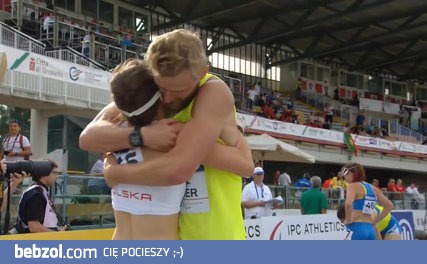 Tak wygląda bieg na 200 metrów osób niewidomych