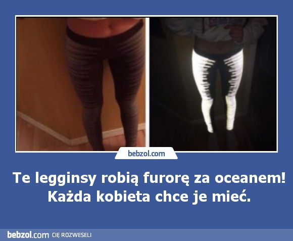 Te legginsy robią furorę za oceanem! Każda kobieta chce je mieć.
