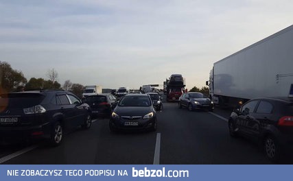 Kierowcy wykorzystują korytarz ratunkowy do jazdy pod prąd