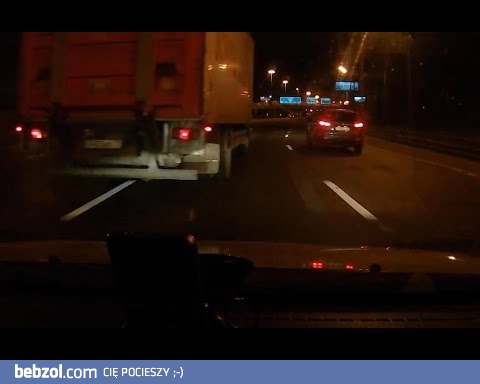 Kierowca ciężarówki zasnął za kierownicą