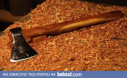 Renowacja siekiery :) Piękna!