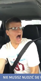 Piękny przykład jak ważne jest aby mieć zapięte pasy kiedy 