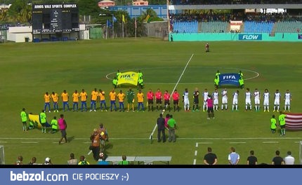 Hymny narodowe przed meczem piłkarskim - wersja karaibska