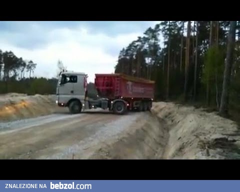 Nawrotka na wąskiej drodze