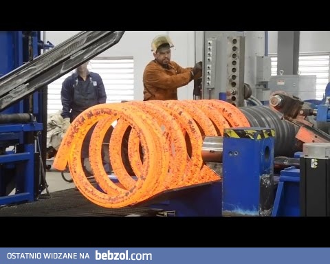 Produkcja dużych sprężyn