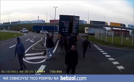 Sytuacja w Calais po zamknięciu Eurotunelu 