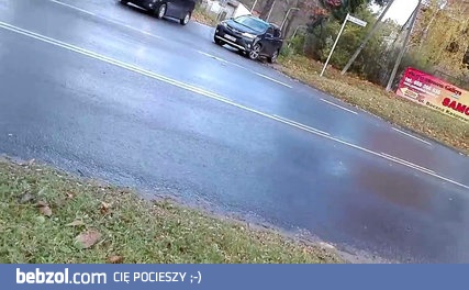 Olej na drodze w Łańcucie